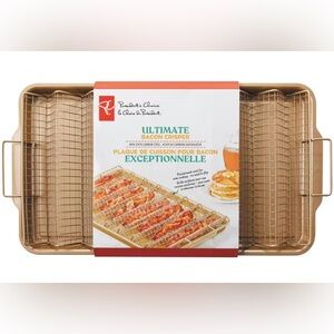 President’s Choice Ultimate Bacon Crisper, Non-Stick Carbon Steel 2 Piece Set